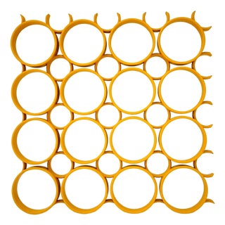 Space Age Yellow Plastic Ceiling Panels, 1970s For Sale