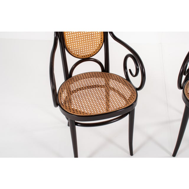 Bentwood Armchairs by Michael Thonet for Thonet, 1980s, Set of 2 For Sale - Image 9 of 11