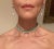 A beautiful and chic blue turquoise stone bead necklace and choker necklace in one. Two necklace lengths in one. Necklace...