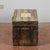 Vintage Wooden and Fabric Trunk For Sale - Image 6 of 9