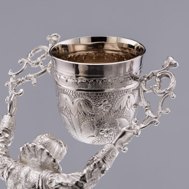 Silver Wedding Wager Cup, London, 1973 For Sale - Image 13 of 18
