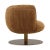 Midcentury modern style upholstered swivel accent chair. Fabric is a beautiful textured boucle with warm autumnal tones....