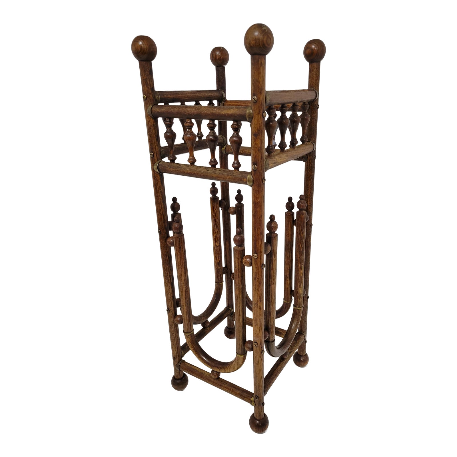 Antique Victorian Oak Umbrella Stand Chairish