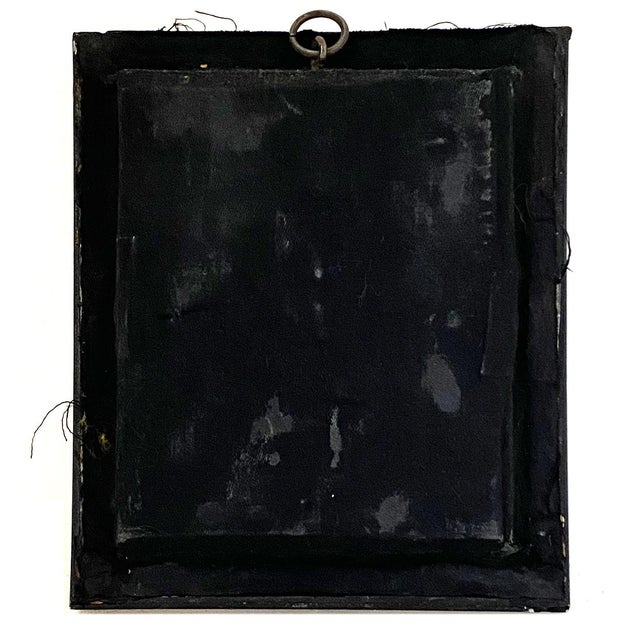 Early 19th Century 19th Century French School Miniature Polychrome Wax Relief Portrait of Napoleon For Sale - Image 5 of 5