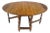 Solid Tiger Oak Oval Drop Leaf Gate Leg Dining Table Clean For Sale