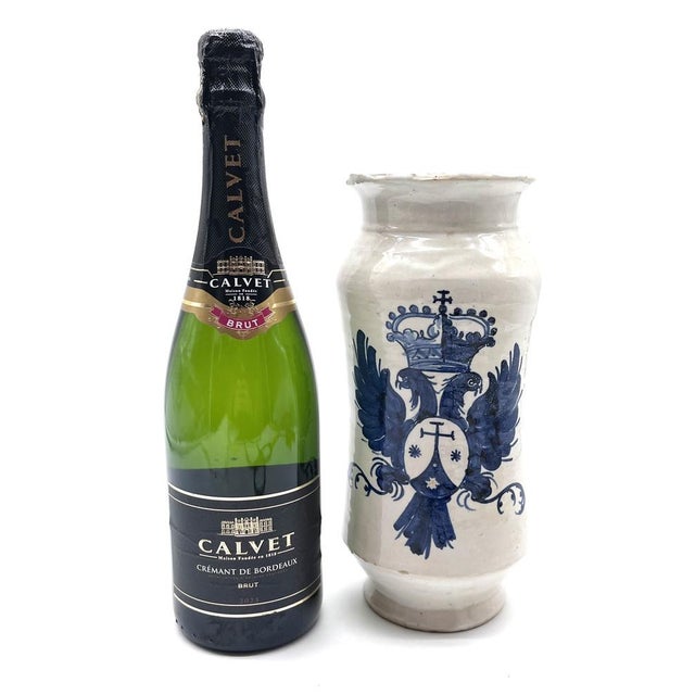 Antique Historicism Majolica Apothecary Vase, Faenza, Italy, 1900s For Sale - Image 14 of 15