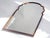 Large Dutch Wooden Scalloped Lacquered Mirror For Sale - Image 3 of 13