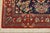 Textile Qom Rug 2’8” X 3’11” Blue Wool Vintage Traditional Hand-Knotted Carpet For Sale - Image 7 of 10