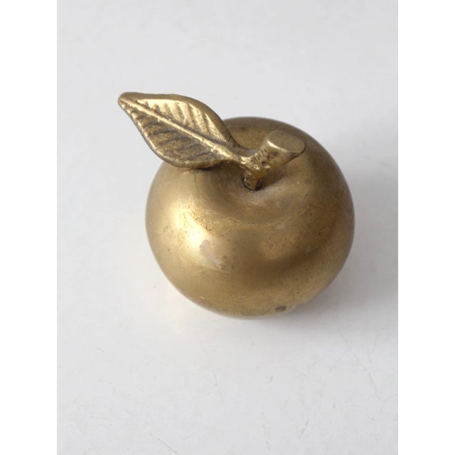 Mid-Century Brass Apple Bell For Sale - Image 4 of 12