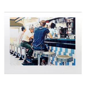 1980s Tiled Lunch Counter by Ralph Goings