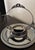 Antique Victorian Bridal Basket W/Hand Blown Glass Bowl. For Sale - Image 9 of 11