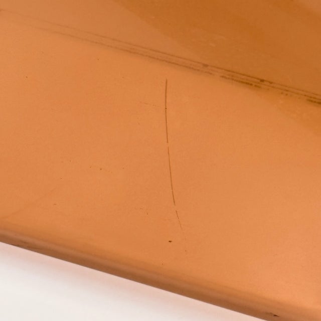 Smoked Acrylic Glass Cube Side Table, France, 1970s For Sale - Image 9 of 12