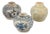 Small Korean Ceramic Vases with Patterns, 20th Century, Set of 3 For Sale