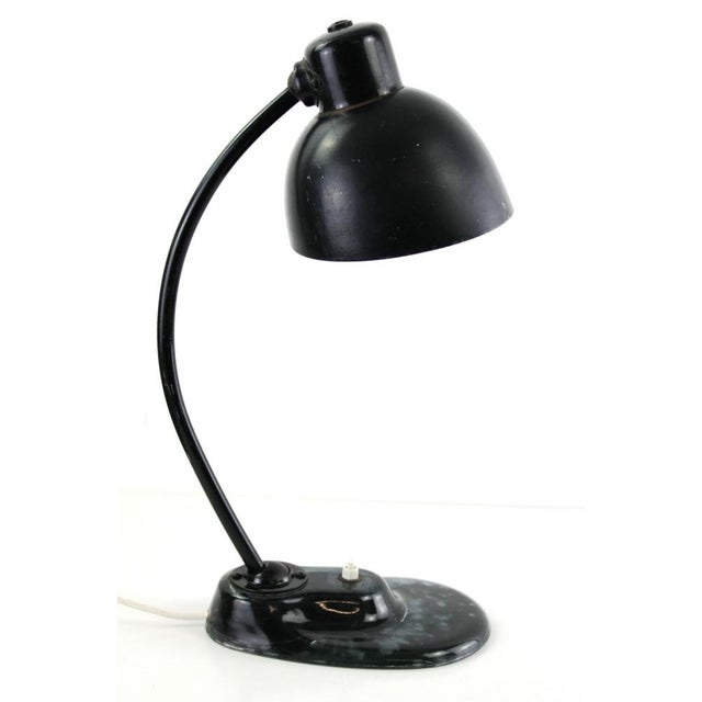 Bauhaus German Table Lamp with Glass Foot by H. Bredendieck and Marianne Brandt for Kandem / Bauhaus, 1928 For Sale - Image 11 of 11