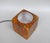 Flamed Cased Glass Table Lamp Cube in Orange, Green, Black and Beige by Peill & Putzler, 1970s For Sale - Image 4 of 16