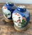 Late 20th Century Vintage Asian Famile Verte Lidded Ceramic Jars - A Pair For Sale - Image 5 of 12