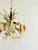 1990s French Floral and Wheat Tole 6-Light Chandelier from Sofidis FlorArt, Late 20th Century For Sale - Image 5 of 18