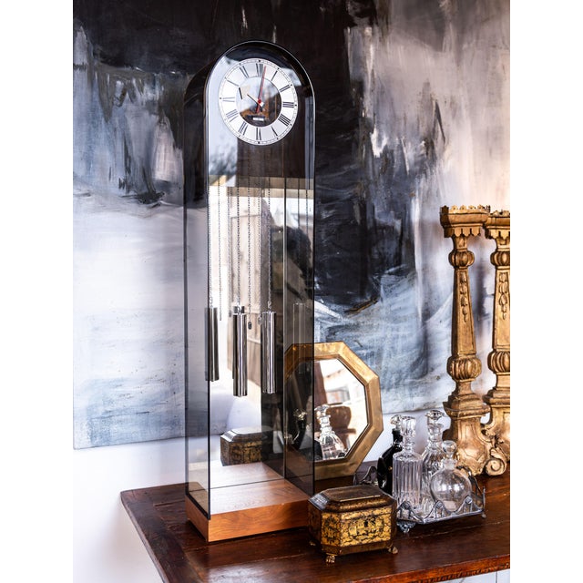 Mid 20th Century George Nelson Lucite Grandfather Clock by Howard Miller Company For Sale - Image 10 of 14