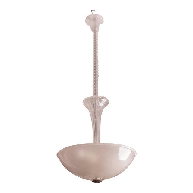 Elegant Barovier and Toso Pendant, 1960s For Sale