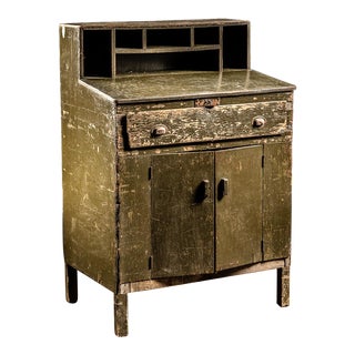 Early 20th Century Military Secretary Desk For Sale