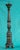 Antique Polychrome Turned Wood Pricket Candlestick on Tripod Base For Sale - Image 11 of 12