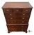 Late 20th Century Vintage Craftique Chippendale Style Solid Mahogany Chest on Chest of Drawers For Sale - Image 5 of 11
