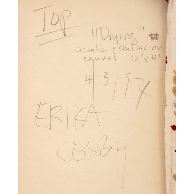 Erika Ranee Cosby "Drying" Acrylic & Shellac, 2014 For Sale - Image 11 of 11
