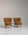 Yellow 1940s Mid-Century Modern Yellow Wood Pair of Club Chairs For Sale - Image 8 of 12
