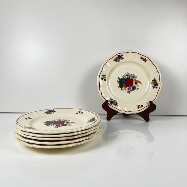 Agreste Dessert Plates from Sarreguemines, 20th Century, Set of 6 For Sale - Image 9 of 9