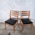 Mid-Century Teak & Beech Ladder Back Dining Chairs, Set of 2 For Sale - Image 3 of 11
