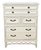 Vintage Tall Ficks Reed Rattan Chest of Drawers For Sale