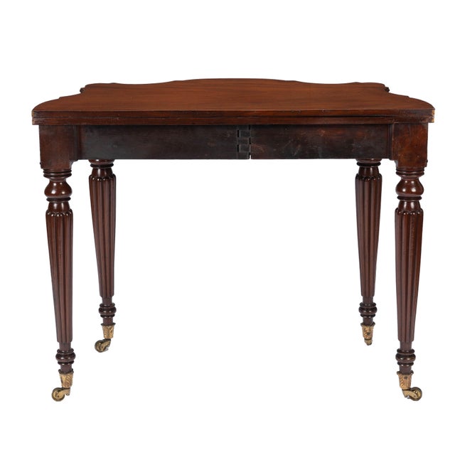Early 19th Century Federal Flip Top Mahogany Game Table Attributed to Samuel Field McIntire, 1810-15 For Sale - Image 5 of 18