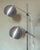 Floor Lamp with Two Shades in Metal, Denmark, 1970s For Sale - Image 4 of 7
