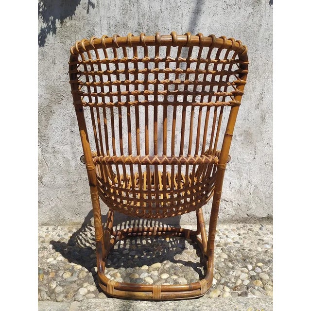 This armchair is published in the original catalogue of 1959, " Mostra del vimine, Lurago d'Erba".(look at the photo)....