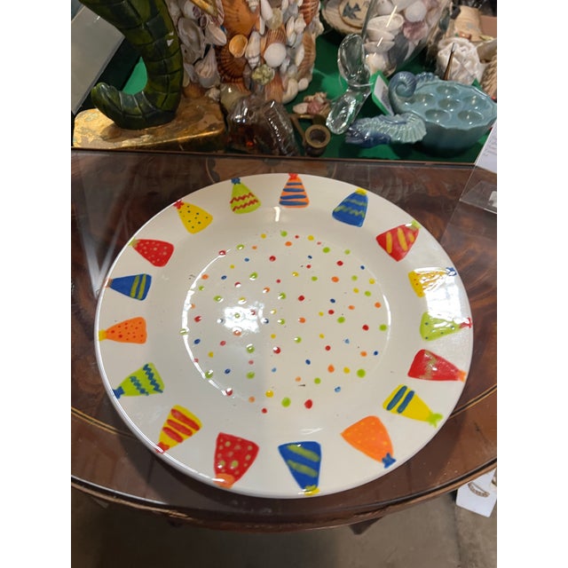 Up for consideration is a beautiful vintage ceramic happy birthday plate. This would look lovely in your home and it is a...