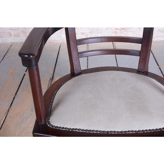 Art Deco Armchair by Josef Hoffmann for Wiener Werkstätte, 1890s For Sale - Image 6 of 16
