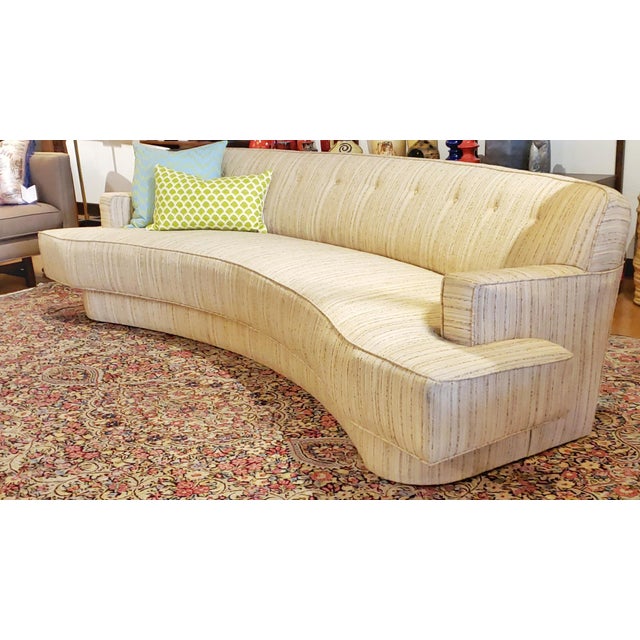 MidCentury Modern Harvey Probber Custom Curved Sofa Chairish