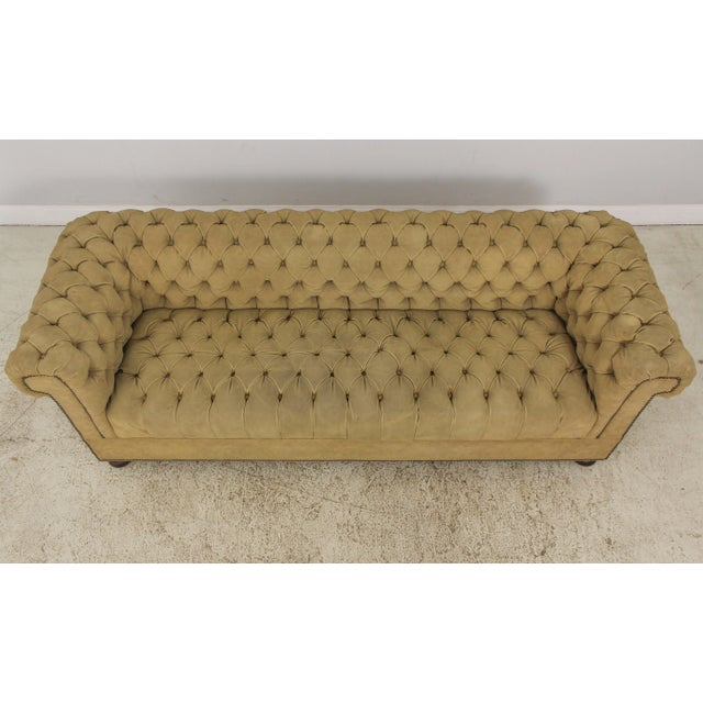 Chesterfield Style English Design Sofa For Sale - Image 4 of 13