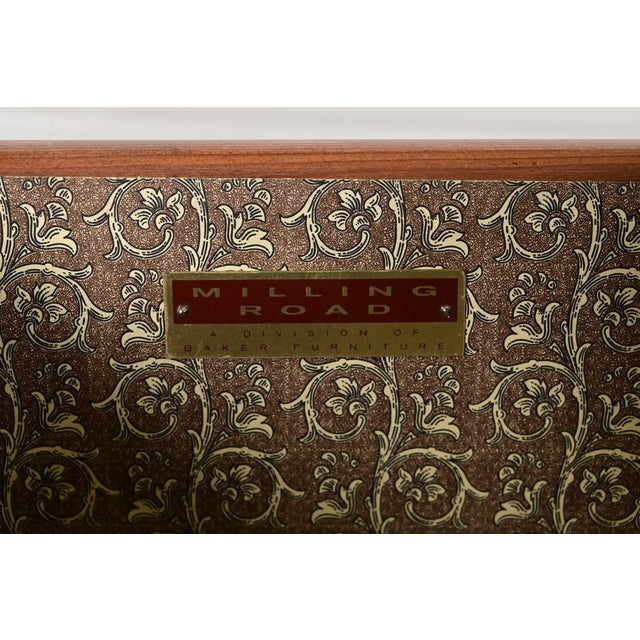 Wood Baker Furniture Italian Provincial Carved Maple Sideboard Buffet or Console Table For Sale - Image 7 of 12