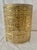 Vintage Hollywood Regency Gold Tone French Drape Filigree Wastebasket Ormolu Pierced Metal For Sale - Image 14 of 15
