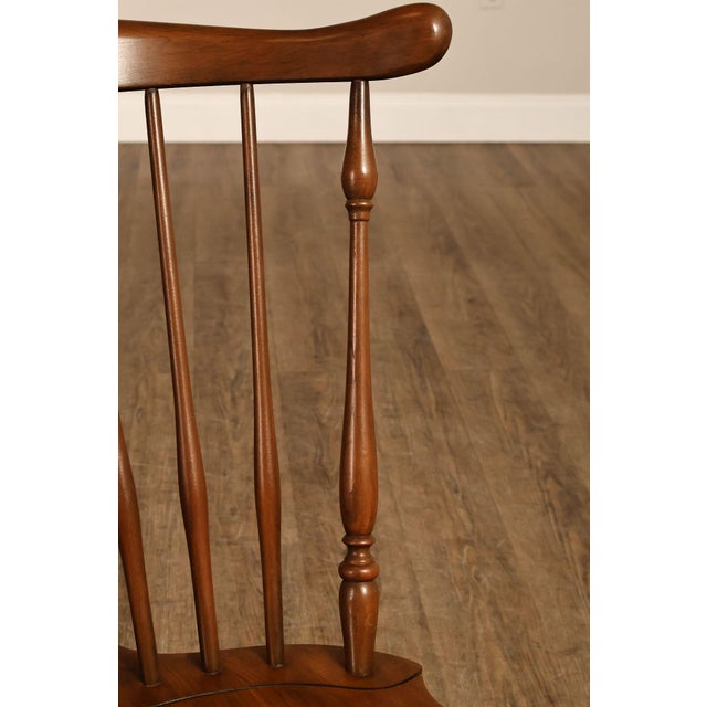 Pennsylvania House Vintage Set of Three Cherry Windsor Chairs For Sale - Image 12 of 18