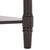 Wood Gomez 1 Drawer 1 Shelf Corner Table in Dark Chocolate For Sale - Image 7 of 10