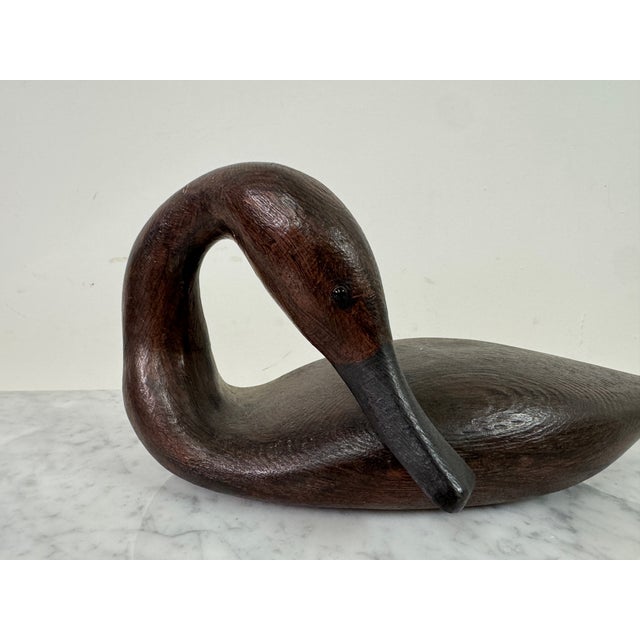 Carved Wood Pintail by Guy Taplin, 1980s For Sale - Image 10 of 17