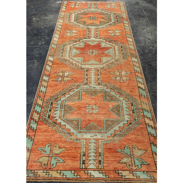 Turkish Vintage Rug 3'3" x 9'5" #22675 Explore a curated collection of hallway runners, wool rugs, and handmade...