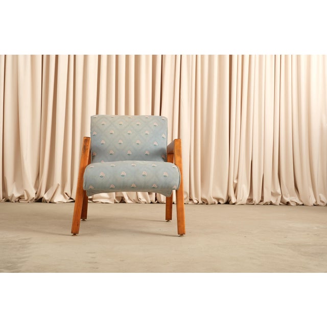 Mid Century Modern Armchair Attributed to Leslie Diamond for Conant Ball For Sale - Image 14 of 15