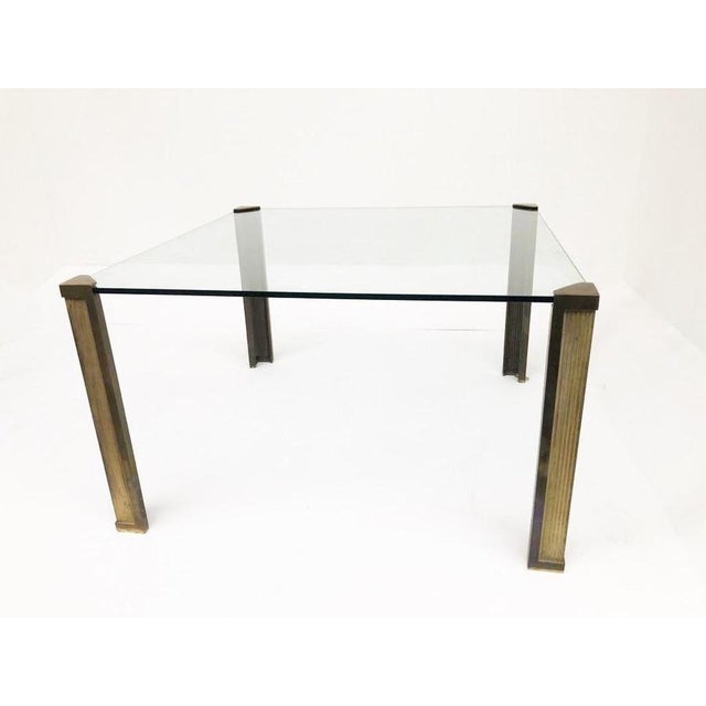 1970s Bronze T14 Dining Table attributed to Peter Ghyczy, 1970s For Sale - Image 5 of 8