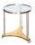 A handsome large Modern round occasional or side table (or gueridon style cocktail table) by the celebrated French design...