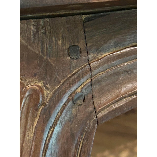 1920s Italian Hand-Carved Walnut Louis XV Double-Caned Armchair For Sale - Image 11 of 15