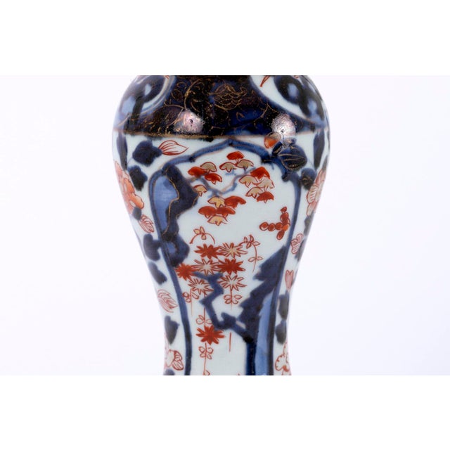 Antique Imari Porcelain Lamps, Set of 2 For Sale - Image 10 of 12