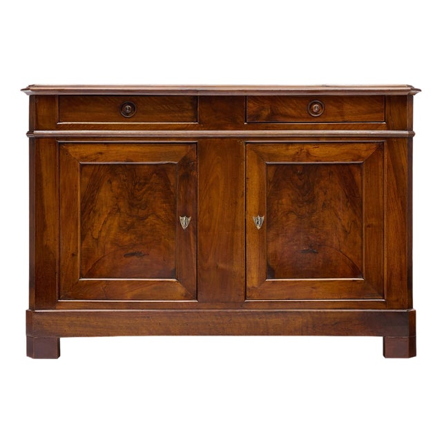 Antique Walnut, Restauration Period Buffet, French For Sale